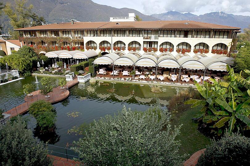 Das Hotel Giardino in Ascona: So luxuriös residiert die DFB-Elf während der EM-Vorbereitung.