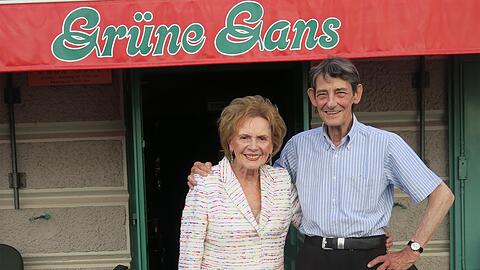 Führten über Jahrzehnte die "Grüne Gans": Inge Stollberg und ihr verstorbener Mann Julius (&dagger;78).