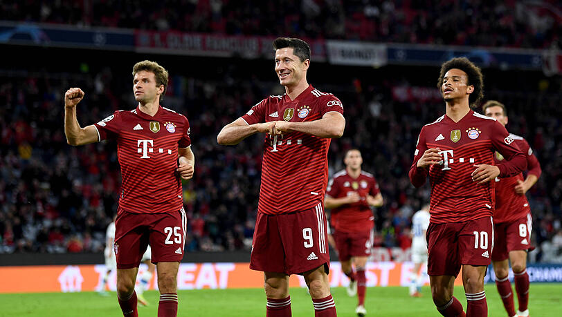 Auf ihnen Ruhen die Hoffnungen des FC Bayern: Die Offensive um Weltfußballer Robert Lewandowski soll die Münchner in der Champions League weit führen.