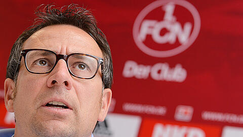 Bald ist Feierabend: FCN-Sportvorstand Martin Bader.