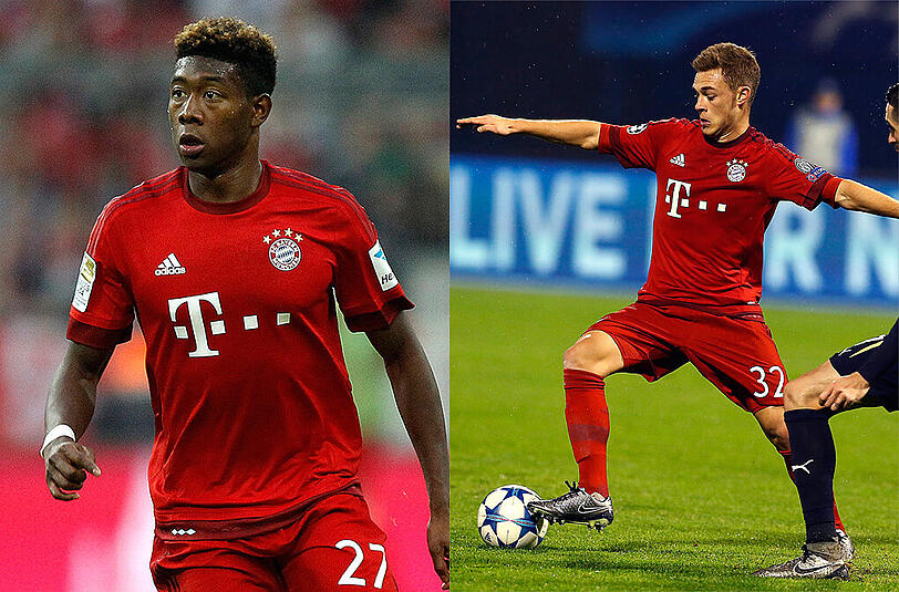 Misst 1,80 Meter: Bayern-Star David Alaba. Joshua Kimmich sogar nur 1,76 Meter.