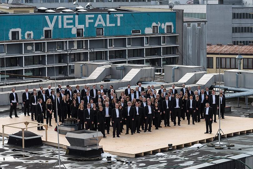 Vielfalt ist das Markenzeichen eines modernen Symphonieorchesters wie dem des Bayerischen Rundfunks &ndash; hier auf einem Dach im Werksviertel, wo der neue Konzertsaal entstehen soll.