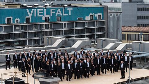 Vielfalt ist das Markenzeichen eines modernen Symphonieorchesters wie dem des Bayerischen Rundfunks &ndash; hier auf einem Dach im Werksviertel, wo der neue Konzertsaal entstehen soll.