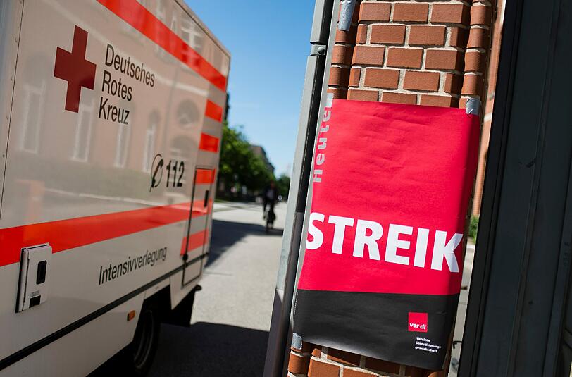 In Bayern könnten zahlreiche Krankenhäuser von den Streiks betroffen sein.