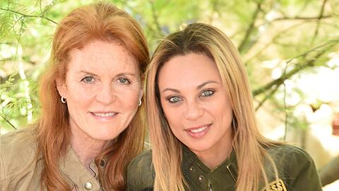 Sarah Ferguson und Lilly Becker in der Toskana