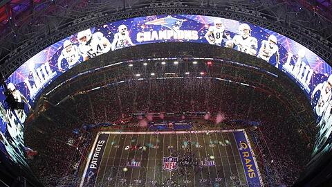 Super Bowl im Stadium. Foto: Morry Gash/AP/dpa/Archivbild
