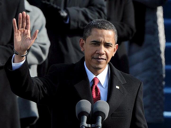 Was für eine Inszenierung: Obamas Antrittsrede.
