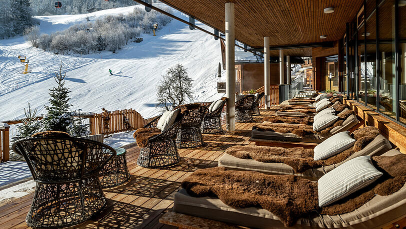 Ein Ort der Ruhe und Entspannung und mit spektakul&auml;rem Blick &uuml;ber das Gasteinertal.