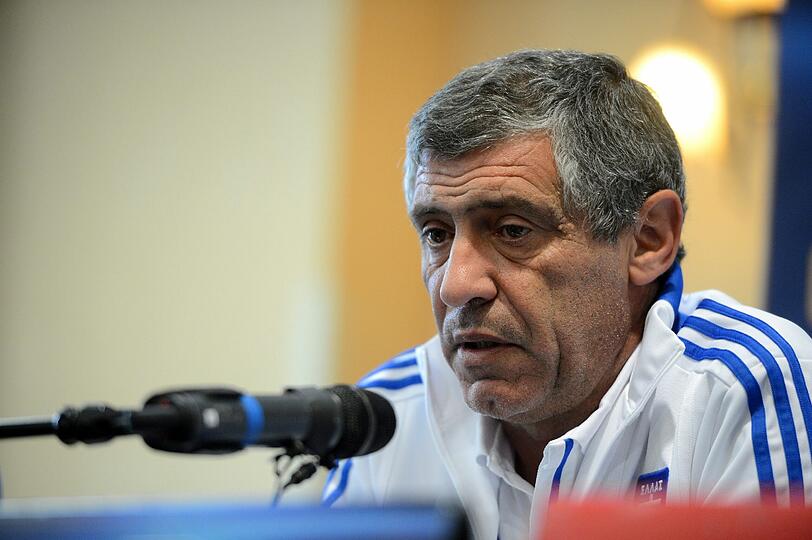 Der Nationaltrainer der Griechen: Fernando Santos