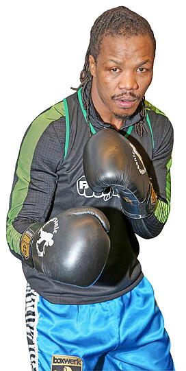 Im Boxwerk daheim: Kassim Ouma.