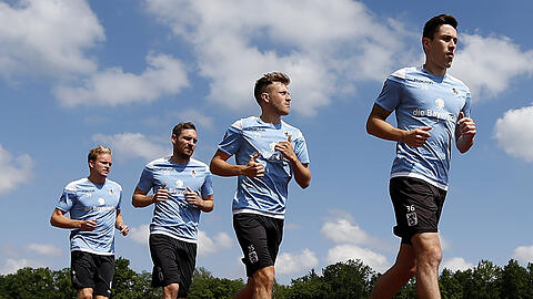 Start in die neue Saison: der TSV 1860 beim Laktattest.