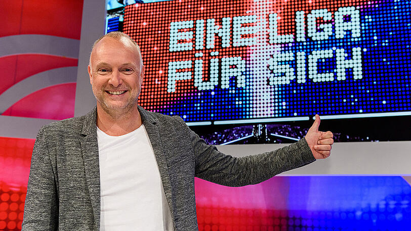 Frank Buschmann moderiert auch die zweite Staffel von "Eine Liga für sich" (Sky).