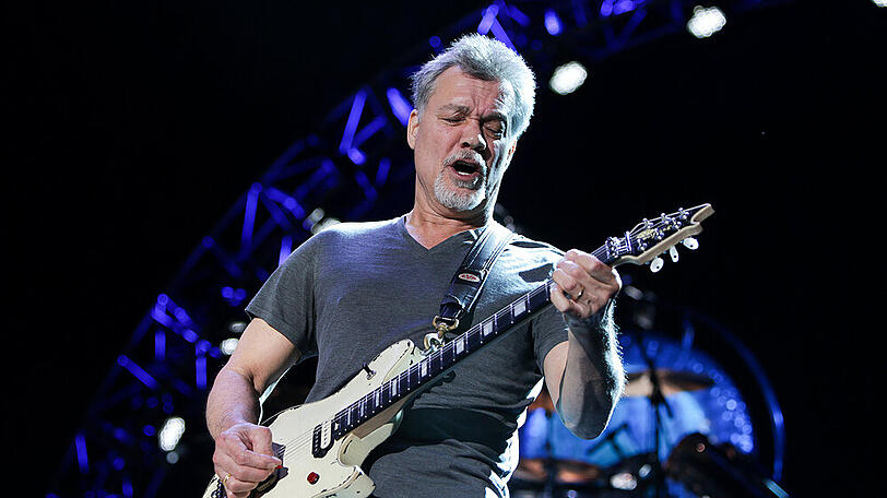 Eddie Van Halen während eines Auftritts