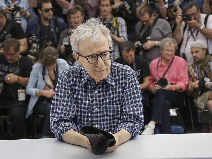 Melancholisch in Cannes: Woody Allen am Freitag beim französischen Filmfestival