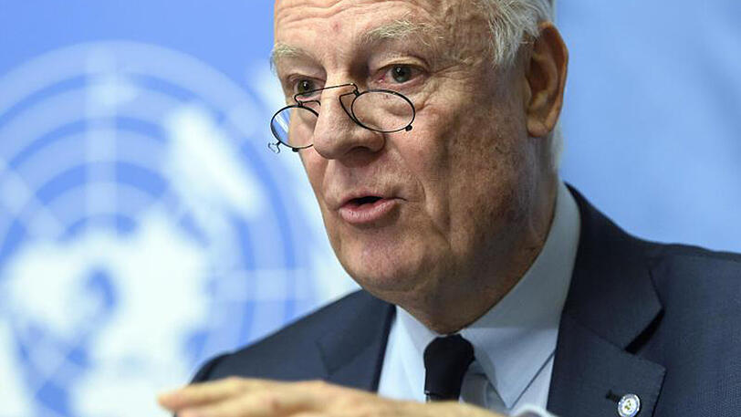 Der UN-Gesandte für Syrien, Staffan de Mistura, dämpft die Erwartungen an die Verhandlungen.