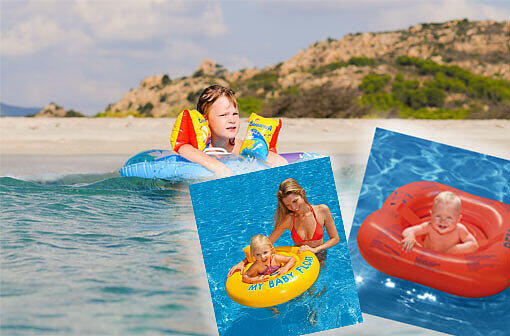 Schwimmtier oder Luftmatratze gehören für viele Kinder zum Urlaub. Doch der TÜV warnt: Beim Griff zum Billigangebot ist Vorsicht geboten.