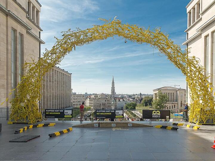 Brüssel ist bereit für den Start der 106. Tour de France.