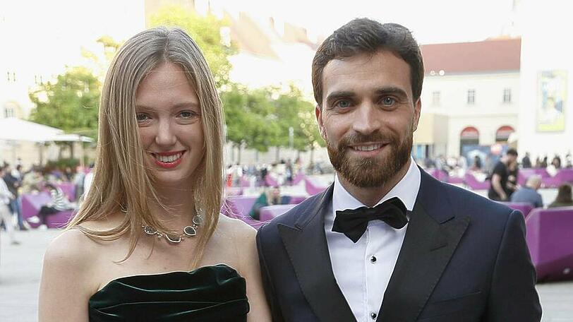 Eleonore von Habsburg-Lothringen und Jérôme D'Ambrosio bei einem Event im Mai 2019.