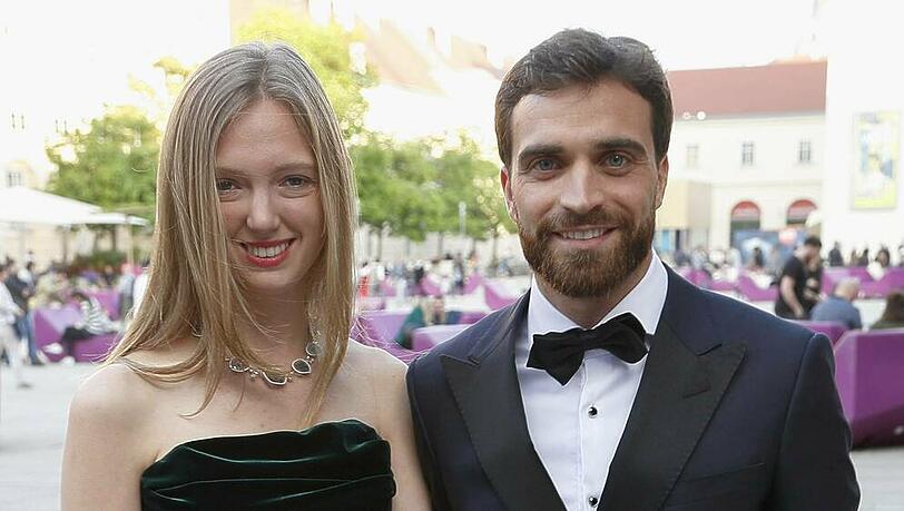 Eleonore von Habsburg-Lothringen und Jérôme D'Ambrosio bei einem Event im Mai 2019. Eleonore von Habsburg-Lothringen und Jérôme D'Ambrosio bei einem Event im Mai 2019.