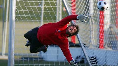 Flog überwiegend im Training durchs Bayern-Tor: Bernd Dreher.