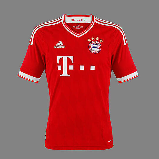 Klassisch rot mit Rauten: Bayerns Heimspiel-Outfit.