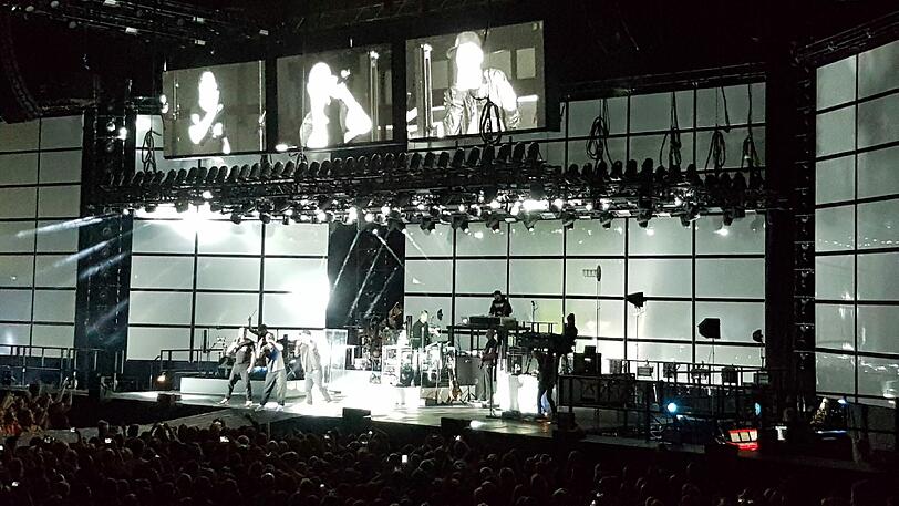 Ein fantastisches Konzert der Fantastischen Vier in der Münchner Olympiahalle.
