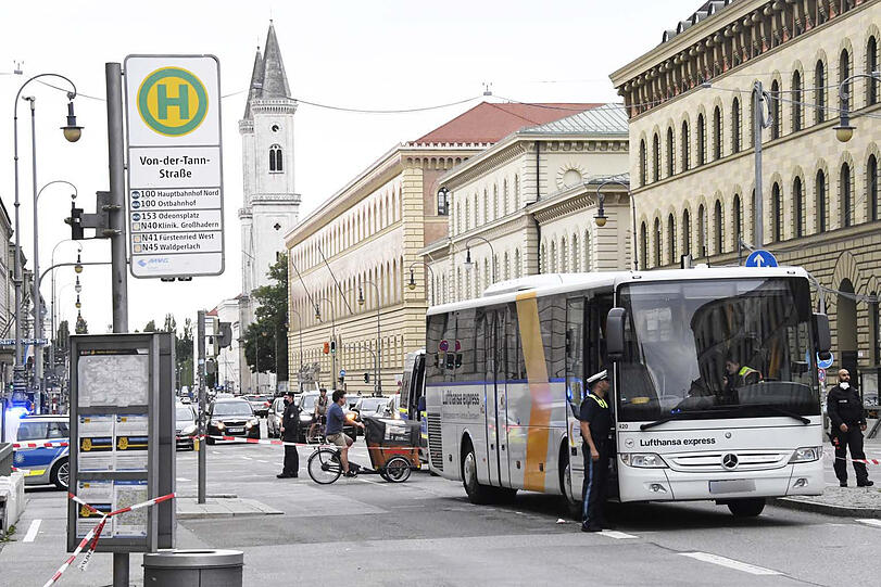 Der Mann musste von der Feuerwehr befreit werden.