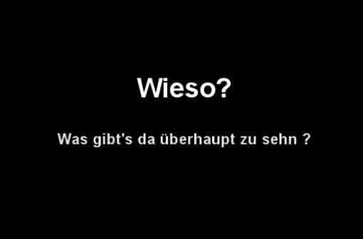 "Wieso? Was gibt's da überhaupt zu sehn?" fragt Gloria eingangs recht unschuldig. Nur um dann etwaigen Zweiflern Attraktivität und Bedeutung IHRES Schlosses zu demonstrieren.
