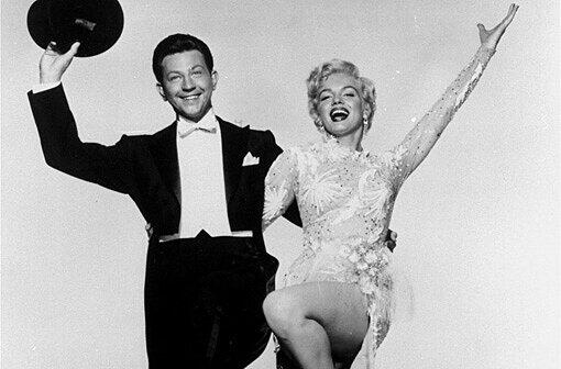 Hier steppt Monroe mit Donald O'Connor im Film "Rhythmus im Blut".