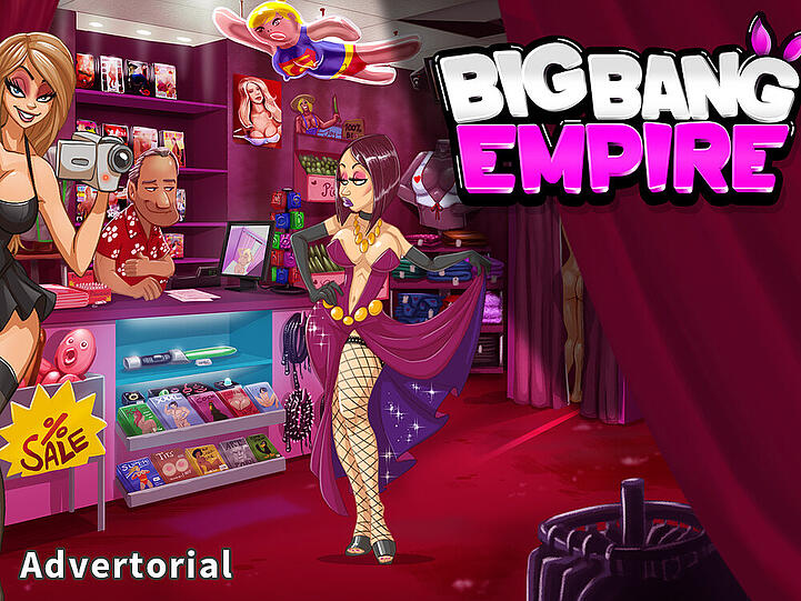 Vom Sexshop-Besitzer zum King of Porn? Bei "Big Bang Empire" ist das möglich