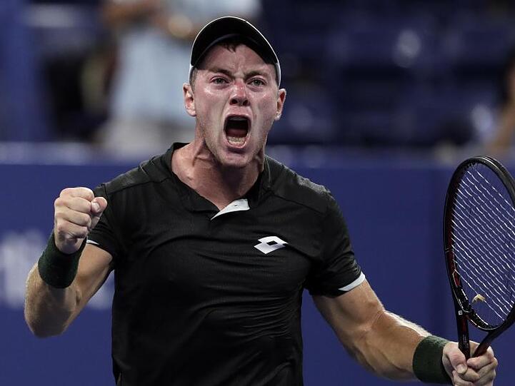 Dominik Koepfer erreichte in New York die dritte Runde.