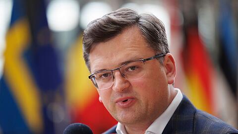 Kritisiert die Zweideutigkeit "einiger EU-Hauptstädte" bei den EU-Perspektiven Kiews: Ukraines Außenminister Dmytro Kuleba.