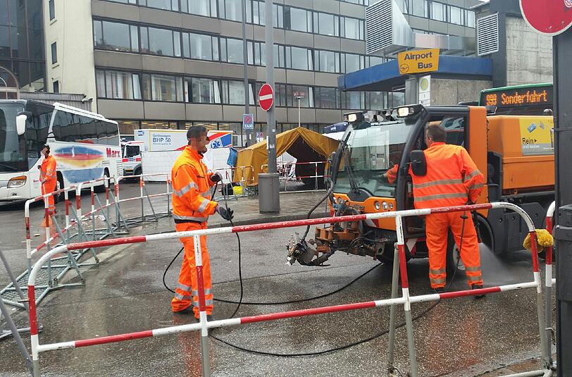 Der Münchner Hauptbahnhof am Montagmorgen. Die Lage hat sich im Vergleich zum Wochenende deutlich beruhigt.