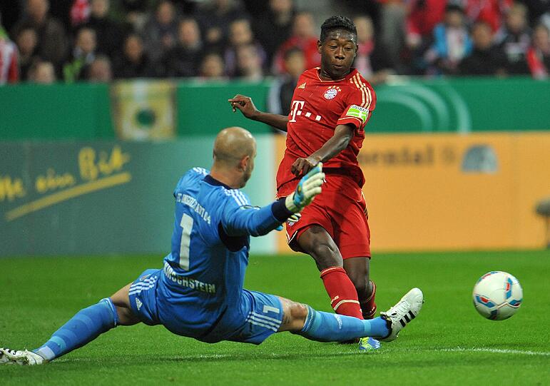 David Alaba - Note 2: Joker-Reinrotierer und Seiten-Rotierer, weil links statt sonst oft rechts. Viel unterwegs und wieder Torschütze. Das 2:0 (49.).