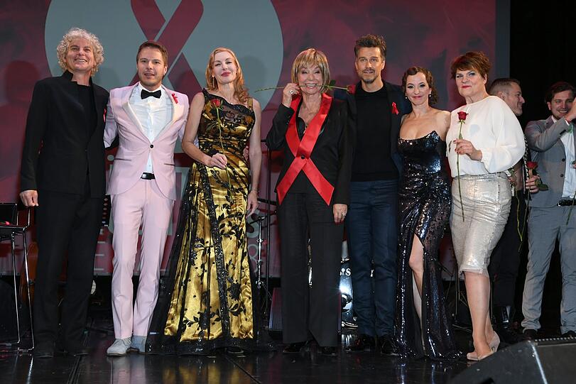 Florian Weiss, Ute Lemper, Judy Winter, Wayne Carpendale, Sharon Brauner und Gayle Tufts
