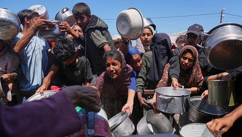 Im gesamten Gazastreifen droht nach UN-Angaben eine Hungersnot.