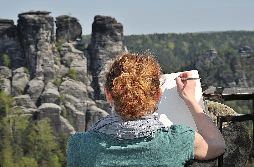 Der Malerweg Elbsandsteingebirge ist nach wie vor Inspiration für Künstler.