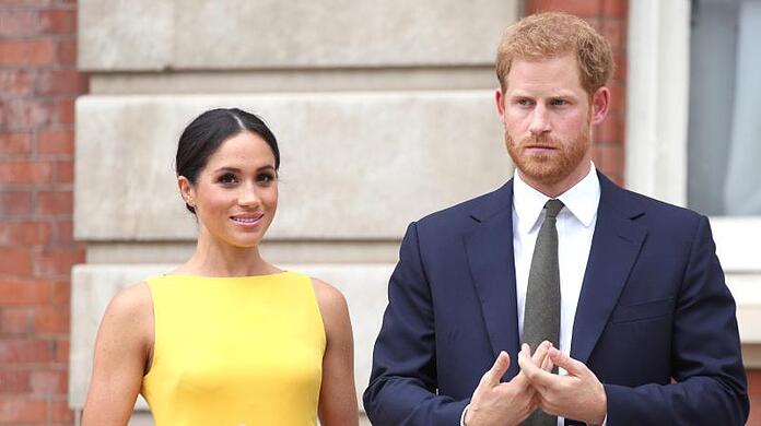 Prinz Harry und seine Frau Meghan 2018 in London.