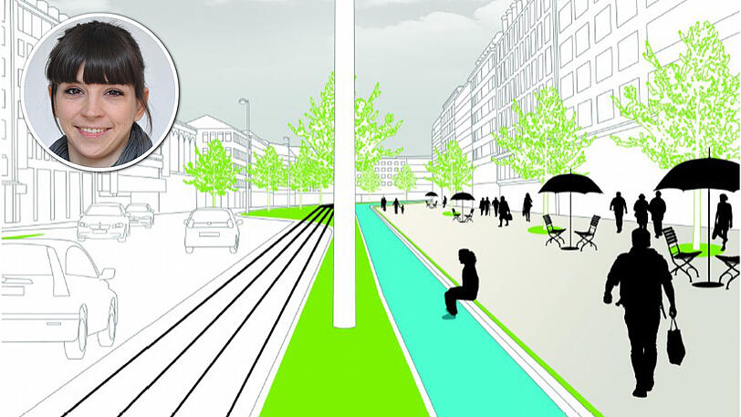Flaniermeile statt Hauptverkehrsstraße: Der "Boulevard Sonnenstraße" &ndash; die Idee der Grünen gibt es seit Jahren.