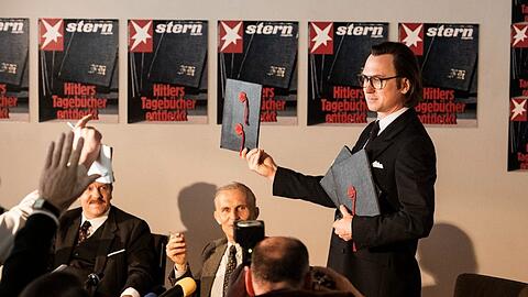 Lars Eidinger als Gerd Heidemann in "Faking Hitler".