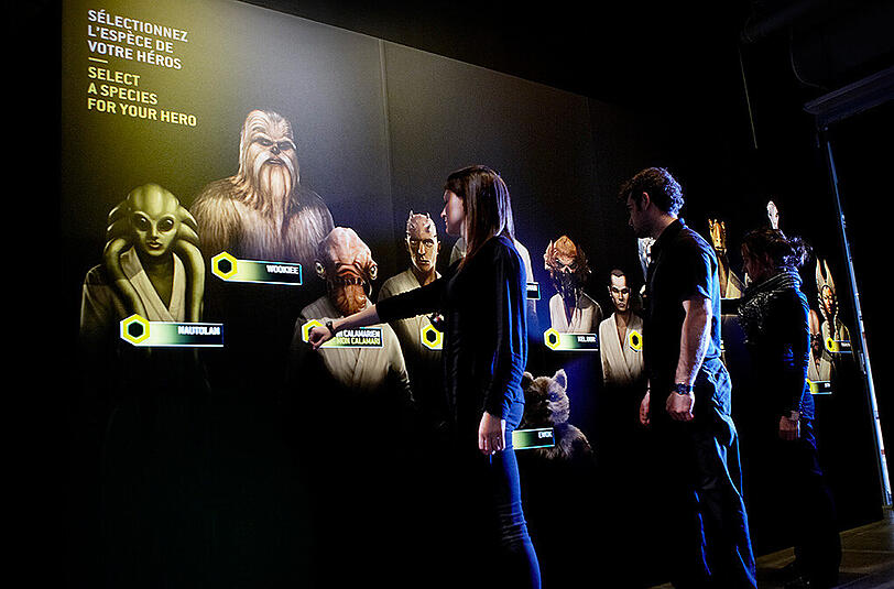 Bilder der "Star Wars Identities"-Ausstellung, die von 14. Mai bis 17. Oktober in München stattfindet.