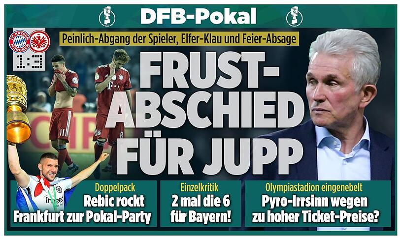 "Bild": "Frust-Abschied für Jupp"