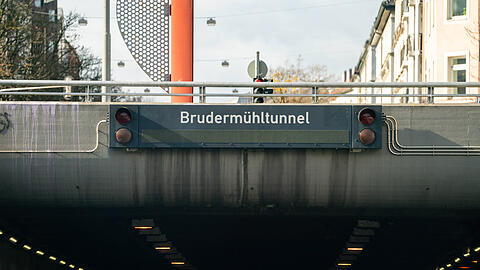 Der Bruderm&uuml;hltunnel ist diese Woche nachts f&uuml;r Instandsetzungsarbeiten gesperrt.