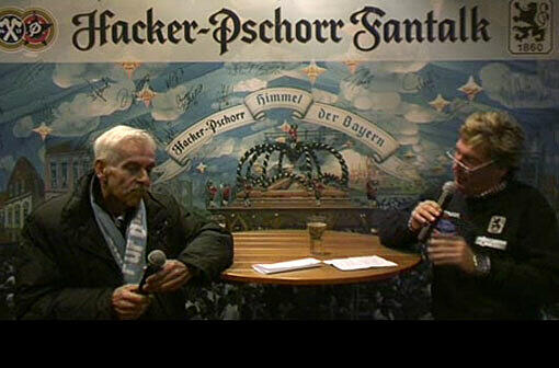 Dieter Schneider im Hacker Pschorr Fantalk