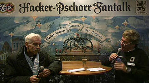 Dieter Schneider im Hacker Pschorr Fantalk