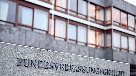 Das Bundesverfassungsgericht in Karlsruhe.