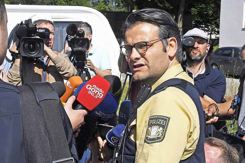 Der Pressesprecher der Münchner Polizei, Marcus Da Gloria Martins.
