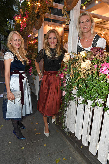 Nadja Anna Fürstin Schaumburg-Lippe, Sandra Abt ("Alpenherz")  und Maria Höfl-Riesch