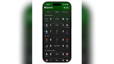 Apple startet auf in Deutschland seine Sports App