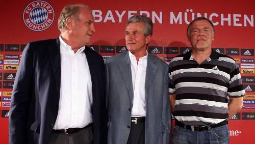 Bayerns Retro-Gang: Uli Hoeneß (57), Jupp Heynckes (wird am Samstag 64) und Hermann Gerland (54) Bayerns Retro-Gang: Uli Hoeneß (57), Jupp Heynckes (wird am Samstag 64) und Hermann Gerland (54)